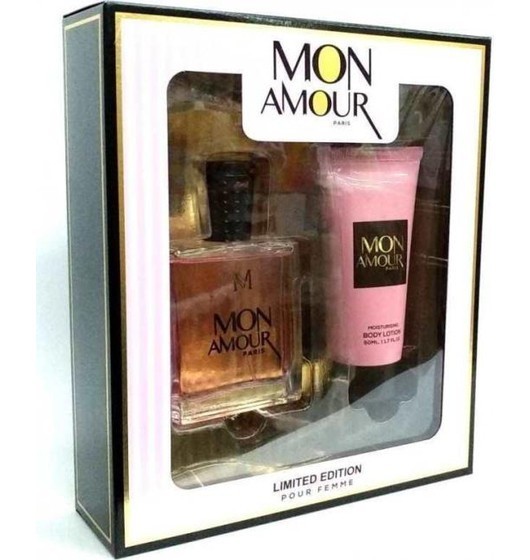 Zestaw upominkowy Mon Amour Perfumy w sprayu + Balsam do ciała dla kobiet /...