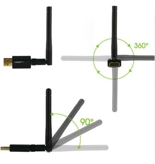 Bezprzewodowy odbiornik sygnału WIFI 300 Mb / s adapter anteny USB