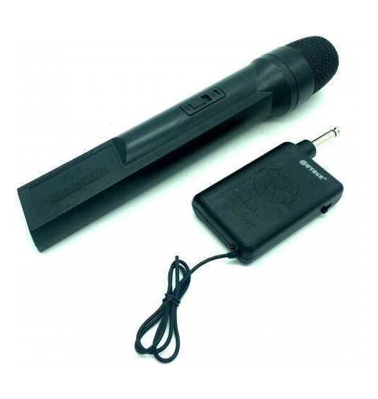 Profesjonalny bezprzewodowy mikrofon na baterie z anteną do karaoke