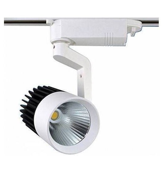 Regulowany reflektor szynowy 20w lub 30w z oświetleniem COB LED