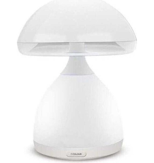 Chromatyczna lampa grzybkowa z ładowalnym zacienionym dotykowym włącznikiem LED