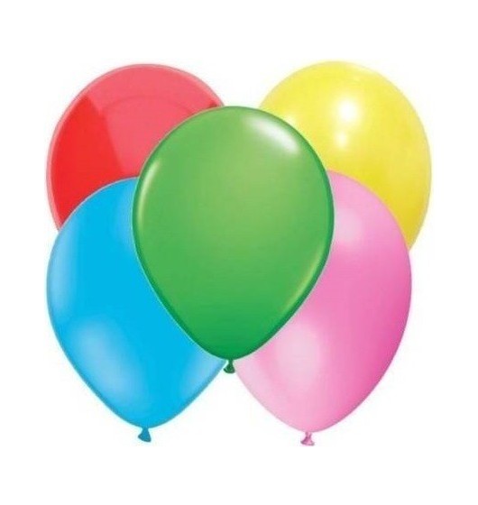 30 balonów 5 paczek wielobarwne lateksowe duże przyjęcie urodzinowe boże...