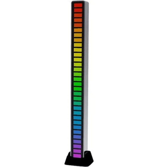 RGB led aktywowane głosem odbiór rytmu jasne kolory lekka kontrola dźwięku