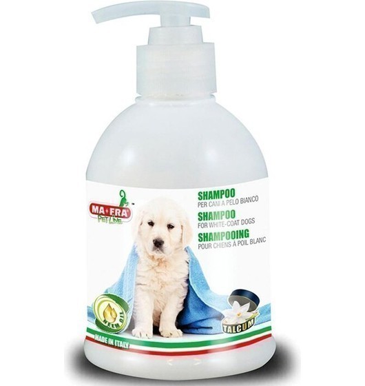 MAFRA Szampon do czyszczenia psów pielęgnujących białą sierść, eliminujący...
